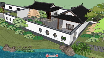 古典園林景觀SU模型庫精品區(qū) SketchUp中國門戶網(wǎng)站中的園林景觀設(shè)計(jì)資源
